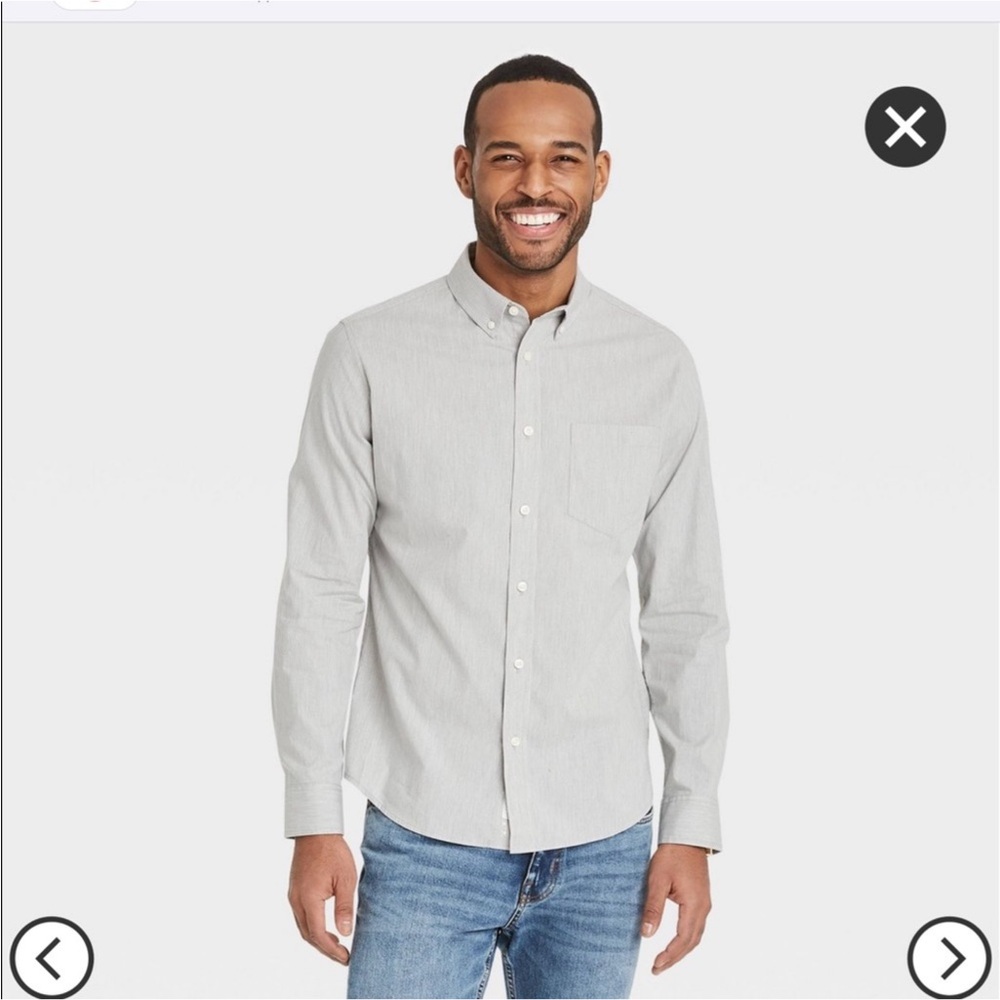 NWT Goodfellow & Co Heathered grey shirt❤️❤️❤️❤️